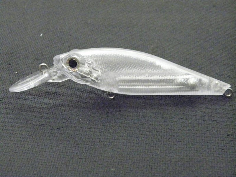 wLure 10 Blank Unpainted Minnow Crankbait Topwater Lipless Jerkbait Fishing Lures (UPC723P10) - Image 1
